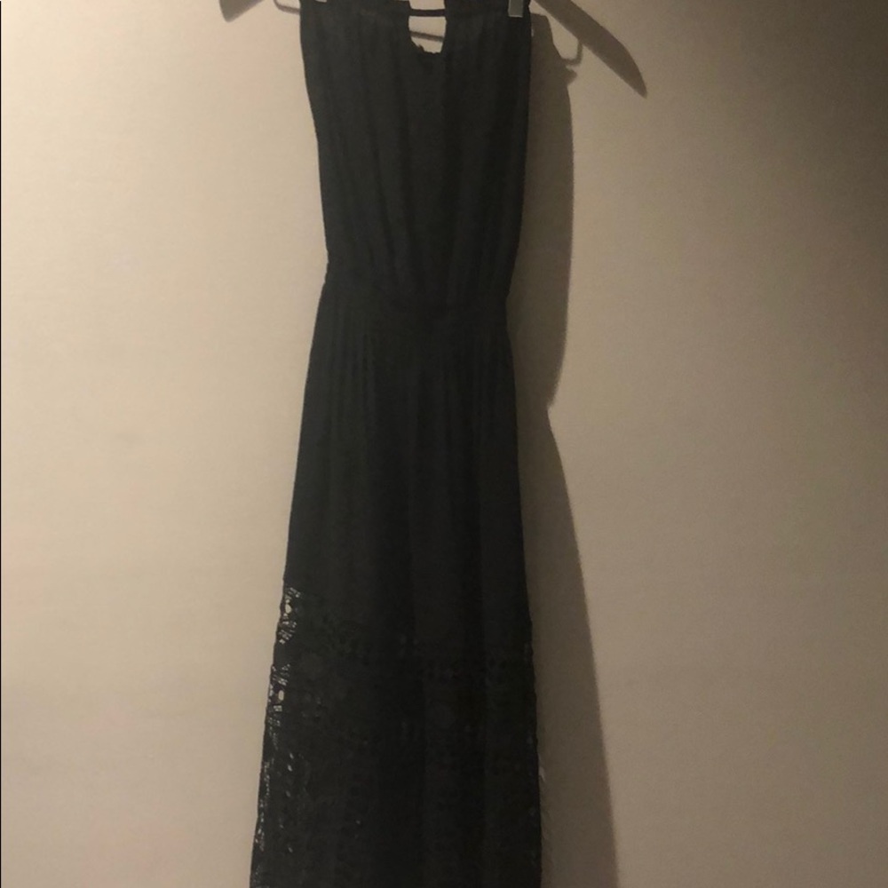 Ramy Brook strapless lace bottom dress XS